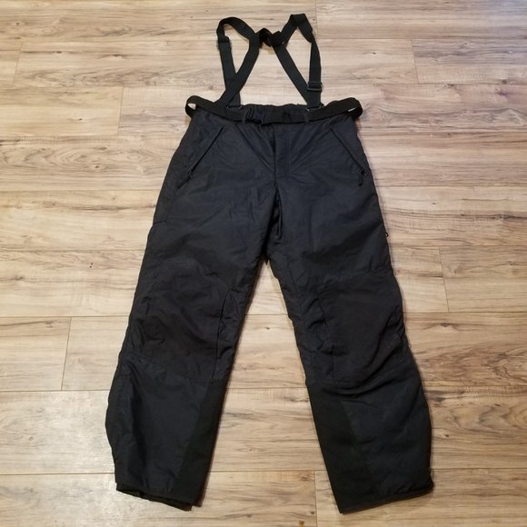 Columbia Mens XL Black Snowboard Snow Ski Snowsuit Winter Suit Bibs Bib Pants